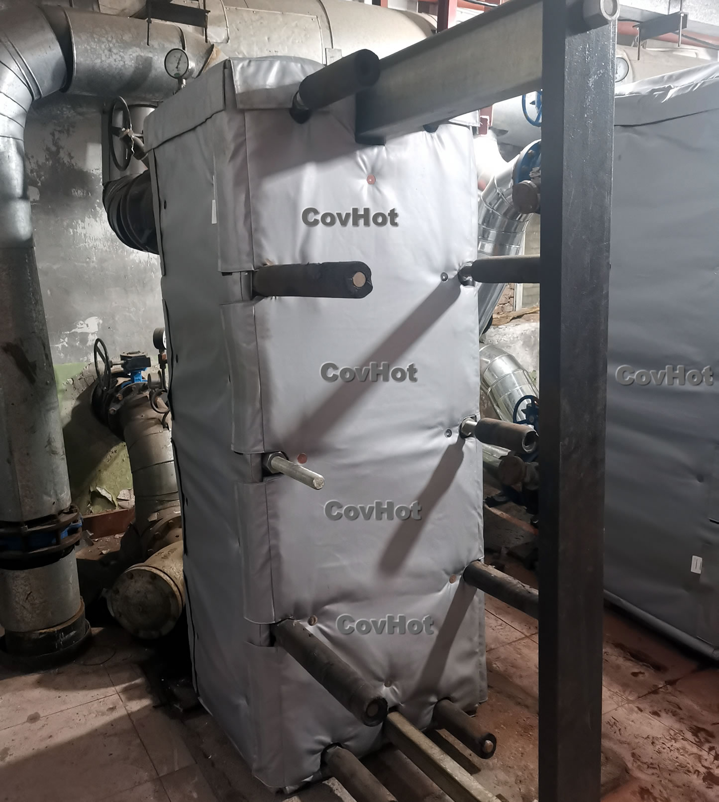 可拆卸板式<a href=http://tyjinshang.cn/e/tags/?tagname=%E6%8D%A2%E7%83%AD%E5%99%A8%E4%BF%9D%E6%B8%A9 target=_blank class=infotextkey>換熱器保溫</a>套